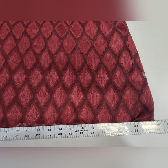 Band Of The Free Band of Gypsies Lila Merlot Midi Dress Size Small Lace  UpFront - Picture 4 of 15